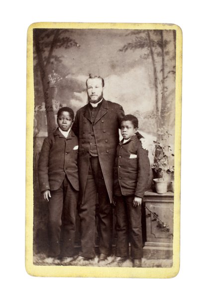 Kinkasa, 11 anni, Nkanza, 8 anni, Llnagollen, Galles, 1886 da Lettsome and Sons
